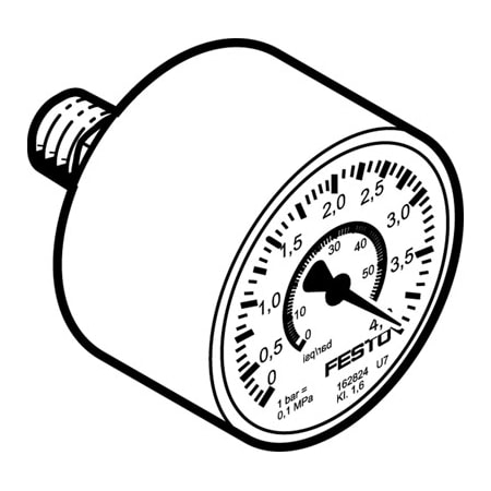 Festo Precision Pressure Gauge MAP-40-4-1/8-EN MAP-40-4-1/8-EN